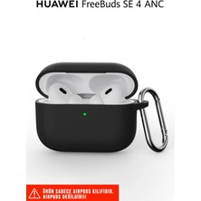 Nezih Case Huawei Freebuds Se 4 Anc Uyumlu Silikon Yumuşak Kulaklık Kılıfı
