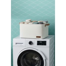 Luxway Home Büyük Boy Dolap Içi Çamaşır Çocuk Odası Oyuncak Düzenleyici Katlanır Saklama Sepeti