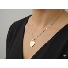 ForgeBox Kişiye Özel Isim Yazılı Kalpli Çelik Kolye – Paslanmaz, Kararma Yapmaz, Özel Kutulu