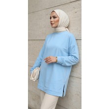 Miyalon Yazlık Kadın Bisiklet Yaka Mevsimlik Tunik