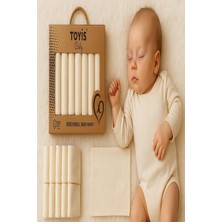 Dinamik çocuk Kız Erkek Bebek 7li Ağız Mendili %100 Pamuk Yenidoğan Bebek Mendili 20CMX20CM Hediyelik Craft Kutuda