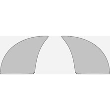 Fit PPF Tesla Model Y 2021 Juniper Arka Yarım Çamurluk, Hazır Kesim, 210 Mikron Ppf Tpu, Şeffaf Koruma Filmi