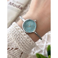 Ferrucci Halat Model Kadın Kol Saati+Bileklik Özel Seri Çelik Kordon Kararma Renk Atma Yapmaz VS.BLKT.0765