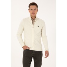 U.S. Polo Assn. Erkek Krem Triko Hırka 50315024-VR256