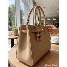 Qukis Store Örgü Desenli Geyik Anahtarlık ve Çanta Charmı, 1 Adet