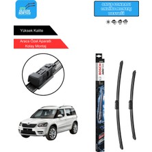 Skoda Yeti Uyumlu 2009-2016 Bosch Aerotwin Araca Özel Ön Silecek Takımı 600-475MM