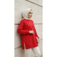 Miyalon Yazlık Kadın Bisiklet Yaka Mevsimlik Tunik