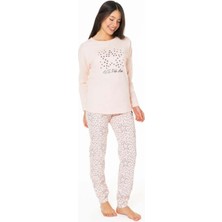 U.s. Polo Assn. Bisiklet Yaka Uzun Kollu Pijama Takımı Paçası Bantlı S26163-SOMON-XL