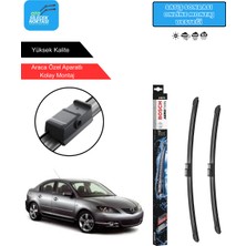Mazda 3 Uyumlu 2003-2008 Bosch Aerotwin Araca Özel Ön Silecek Takımı 530-475MM