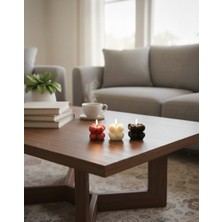 Artepieza Mika Kutulu Üçlü Mini Bubble Mum Seti – Dekoratif El Yapımı Soya Wax 3*3