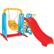 LTG Nova Çocuk 2'si Bir Arada Ergonomik Tasarım Kaydırak ve Salıncak Oyun Parkı