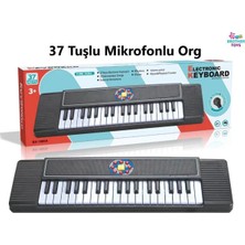 Brother Toys Büyük Boy 37 Tuşlu Mikrofonlu Org Çocuk Oyuncak Piyano Karaoke Org