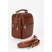 Fossil %100 Hakiki Deri Tam Kapaklı Erkek El ve Omuz Çantası