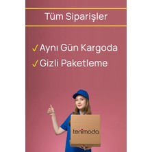 Çamaşır Kenti Siyah Deri Görünümlü Tanga BRF1111