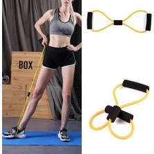 İlk El Grup 8 Şeklinde Direnç Bandı Yoga Plates ve Vücut Geliştirme Egzersiz Bandı