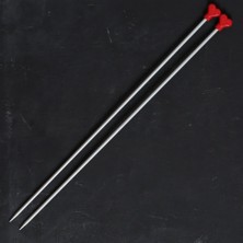 İlk El Grup Addı Kalpli 4,5mm 40CM Klasik Alüminyum Örgü Şişi