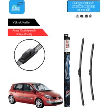 Renault Scenic Uyumlu 2003-2005 Bosch Aerotwin Araca Özel Ön Silecek Takımı 650-550MM