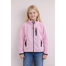 Monox Çocuk Lastik Manşetli Fermuarlı 3 Cepli Unisex Polar Ceket