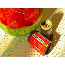 İlk El Grup Dörtgen Fotoğraf Filmi Şeklinde Kürdanlık Kürdan Tutucu Kutu