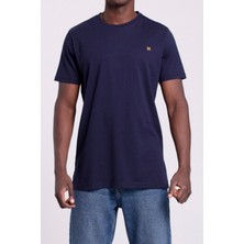 Norfolk Vıgo %100 Pamuk Oval Kesim Bisiklet Yaka Basic Tişört Beyaz