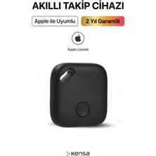 Kensa Apple Bul Ağı Uyumlu Tag – Akıllı Takip Cihazı - Kayıp Eşya, Evcil Hayvan Takip, Çocuk, Araç