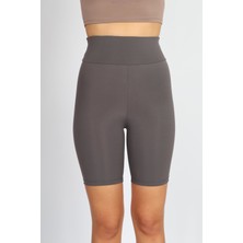 Softandbasic Kadın Bıker Toparlayıcı Premium Kumaş Spor Günlük Rahat Tayt