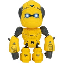 Kiddico Toys Çok Fonksiyonlu Eğlenceli Eğitici Metal Işıklı Sesli Goril Robot