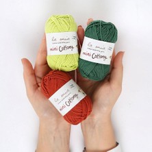 İlk El Grup La Mia Mini Cottony 20'li Paket 25G Renkli El Örgü