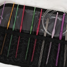 Marsilyan Loren Çantalı Tığ ve Örgü Aksesuarları Seti