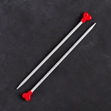 İlk El Grup Addi Kalpli 5,5mm 20CM Klasik Alüminyum Örgü Şişi