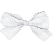 İlk El Grup Saten Kurdele 6 cm Beyaz 1 Metre