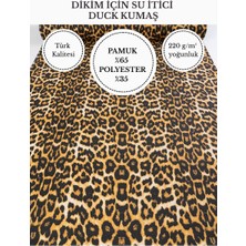 Fabricstown Desenli Su Itici Duck Kumaş | %65 Pamuk %35 Polyester | Masa Örtüsü, Runner ve Döşemelik Kumaş
