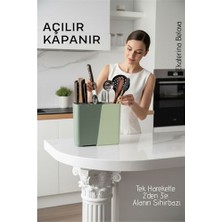 İlk El Grup Akıllı Sürgülü Bıçaklık ve Kaşıklık Organizeri - Ayarlanabilir Tezgah Üstü Mutfak Düze