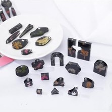 Siliko World Epoksi Delikli Kolye Küpe Anahtarlık Kalıbı Silikon