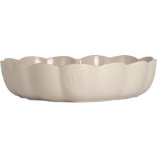 Emile Henry Madeleine Fırın Kabı Kalp 6,5 x 24,5 x 26,5 cm Ekru/clay