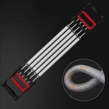 İlk El Grup Göğüs Genişletme ve Kuvvet Egzersiz Aleti – 5 Yaylı 5 Kademeli Ayarlanabilir Fitness ve Kuvve