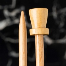 İlk El Grup La Mia Whitewood 5.5 mm 36 cm Ahşap Örgü Şişi