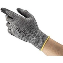 Ansell Hyflex 11-801 Siyah Köpük Nitril Montaj Eldiveni - 3131A - Antistatik - 15G (K)