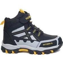 Kindep (Habibear) Kaymaz Taban Cırtlı Çocuk Spor Ayakkabı Siyah Yeşil