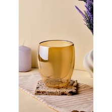 Perotti Cidar Amber Çift Cidarlı Bardak 300 ml