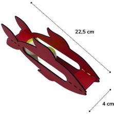 Marsilyan Kediler Için Ahşap 2 Toplu Eğimli  Sevimli Balık Şeklinde Eğitim Amaçlı Oyuncak