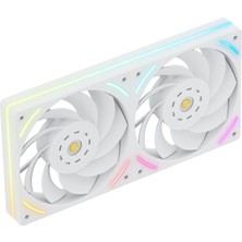 Thermalright TL-UB24RW Beyaz Argb 240MM Reverse Kasa Fanı