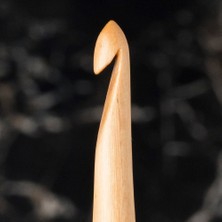 İlk El Grup La Mia Whitewood 4.5 mm 15.5 cm Ahşap Yün Tığ