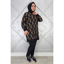 Pys Giyim Kadın Geometrik Desenli Tesettür Tunik