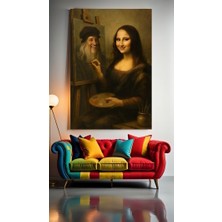 Özkacar Group Mona Lisa İşleri Değiştirmiş :) Ev Duvar Salon Güzellik Salonu Ofis Dükkan Dekorasyon Kanvas Tablo