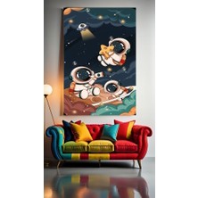 Özkacar Group Çocuk Odası Tasarımları V3 Ev Duvar Salon Güzellik Salonu Ofis Dükkan Dekorasyon Kanvas Tablo