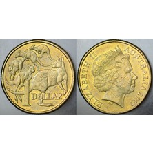 Banknoting Avustralya 1 Dolar 2017 Kraliçe Iı. Elizabeth-Kanguru Temalı 25 Mm.