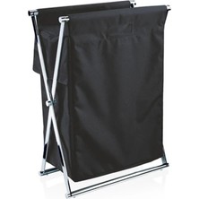 Decor Walther Cross Çamaşır Sepeti - Siyah/krom