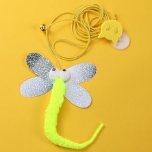 Bi Seyyar Kelebek Model Elastik Kendinden Yapışkanlı Kedi Oyun Oltası