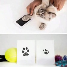 Bi Seyyar Kedi Köpek Pati Izi Fotoğraf Çerçevesi Seti